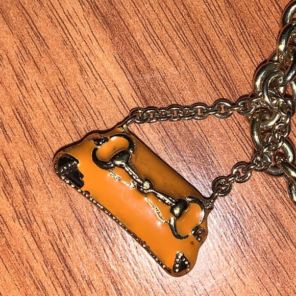 Authentic Gucci Horsebit Bag and Hat Charm Key Chain - Picture 2 of 9